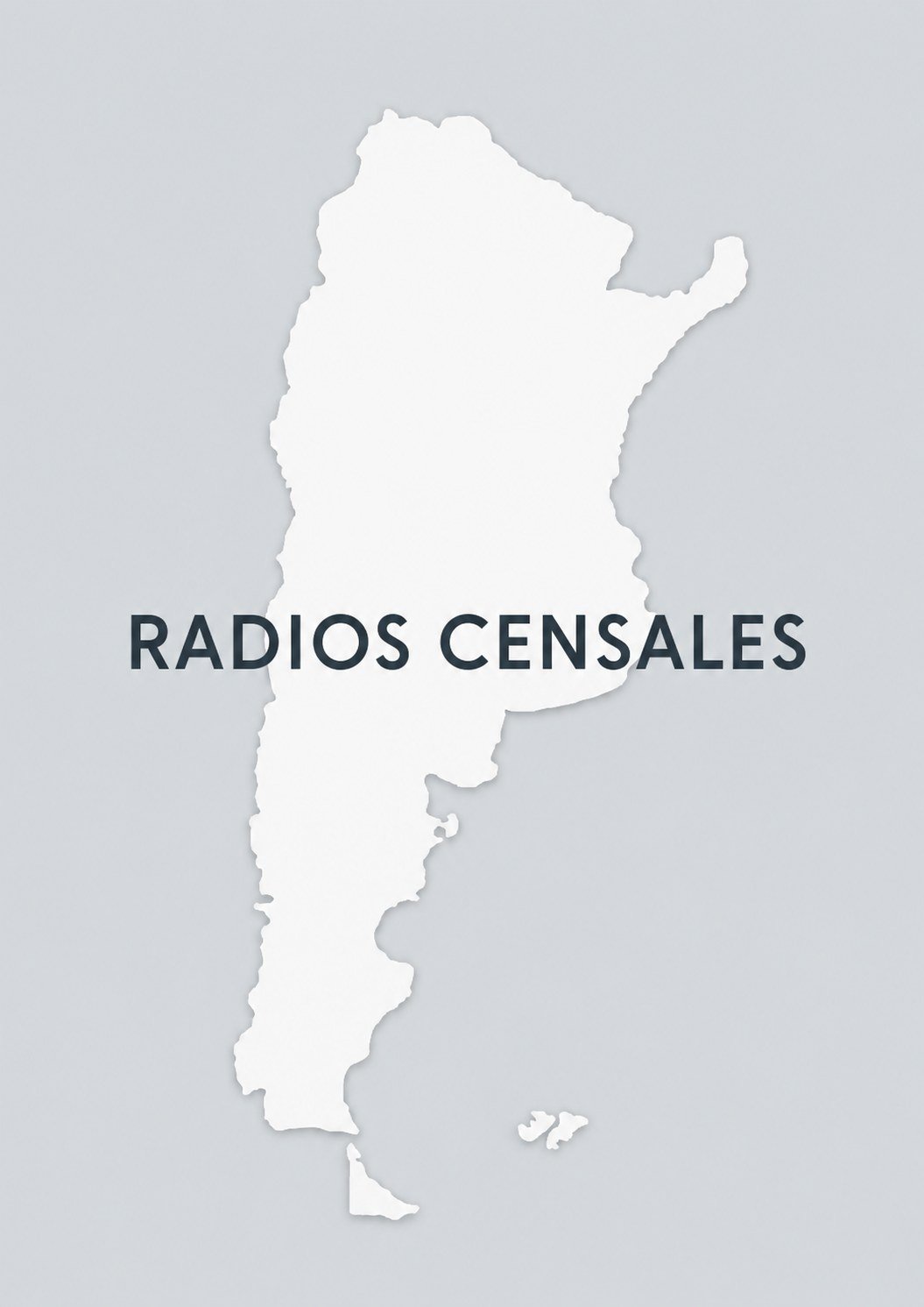 Portada: Censo 2022 de Argentina por radio censal